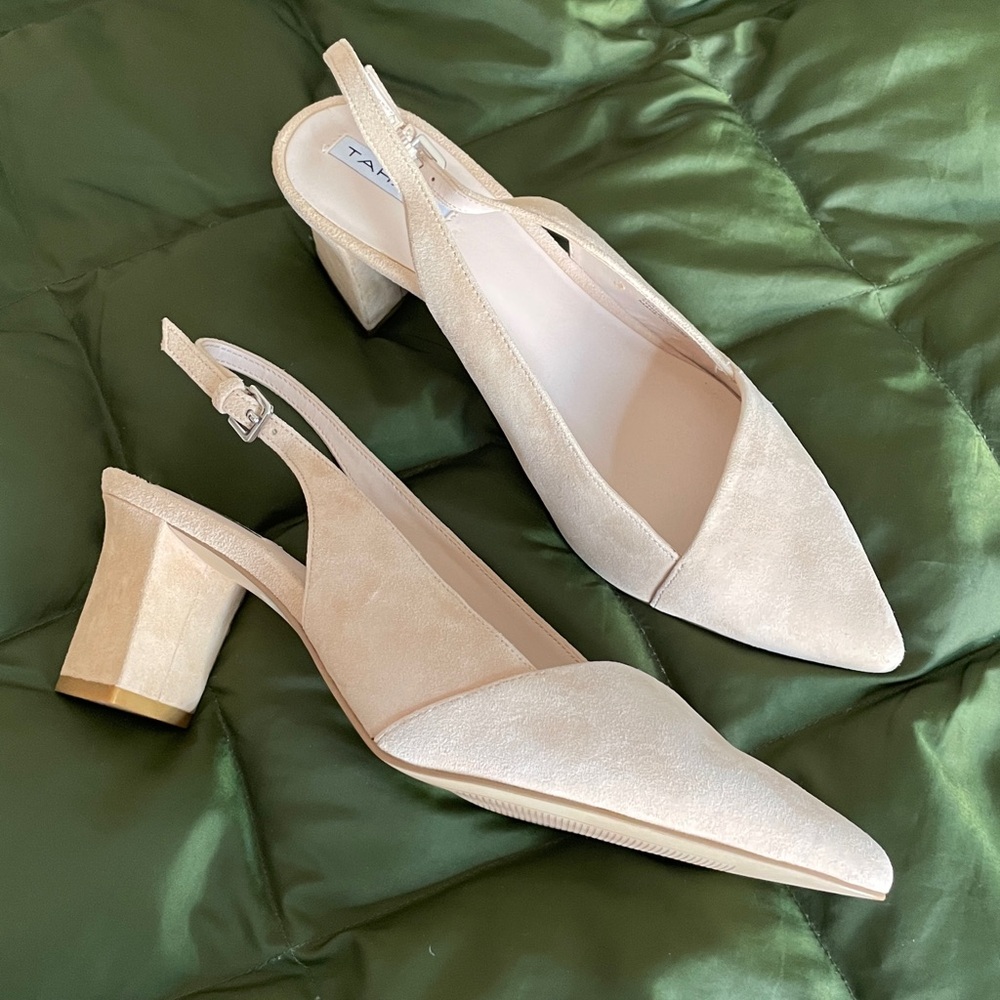 Tahari shoes | wedge heels | Slingback Heels with Straps | size 9